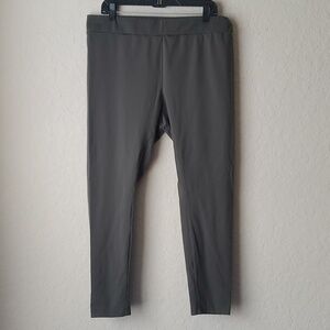 4/$20 Matty M XXL olive green leggings (not sheer)